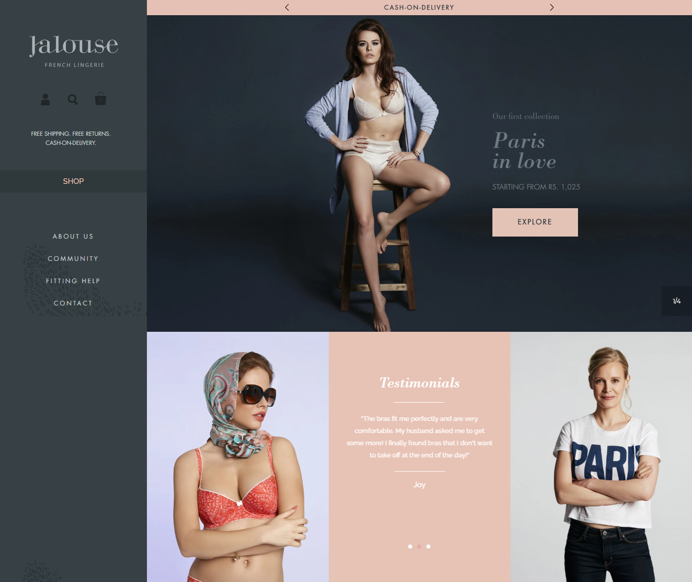 Jalouse home screen